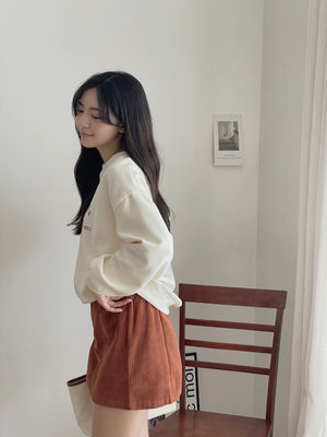 Joelle Suede Skirt / 灯芯绒A字裙子