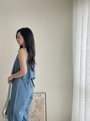 Arena Soft Denim Jumpsuit / 天丝软牛仔连体裤