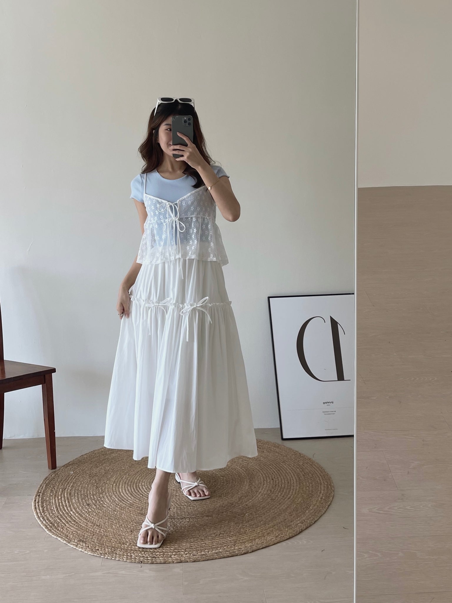 Anne Two Pieces Top  / 甜美叠穿两件套