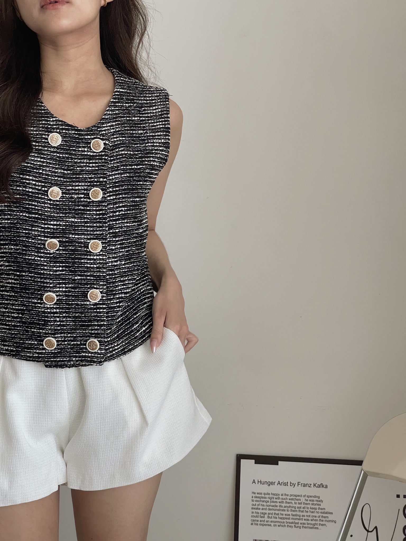 Aurie Bloomer Pants / 粗呢显腿瘦花苞裤