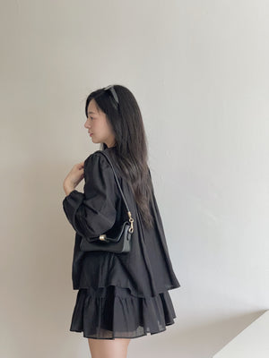 Lyra Ruffle Cloud Set / 甜美镂空编织套装