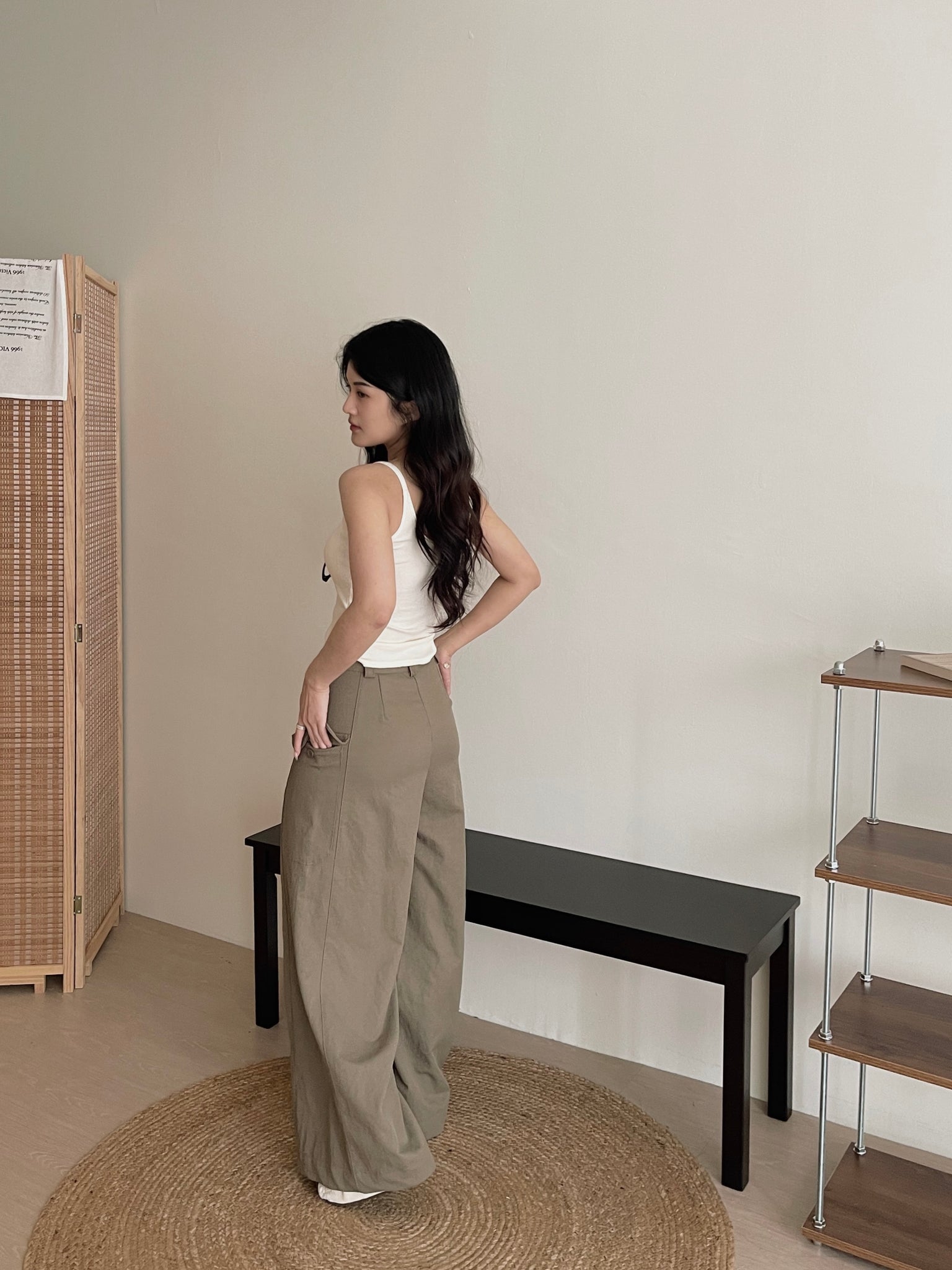 Stylish Baggy Cargo Pants / 帅气个性阔腿长裤