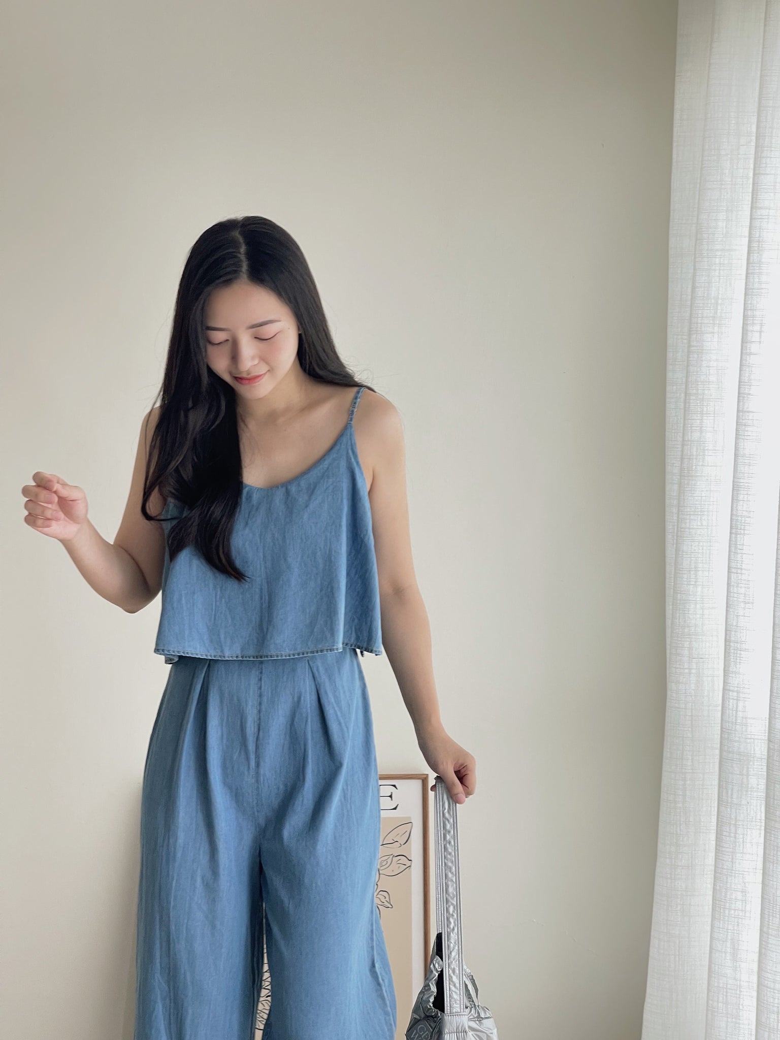 Arena Soft Denim Jumpsuit / 天丝软牛仔连体裤