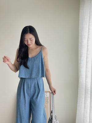 Arena Soft Denim Jumpsuit / 天丝软牛仔连体裤