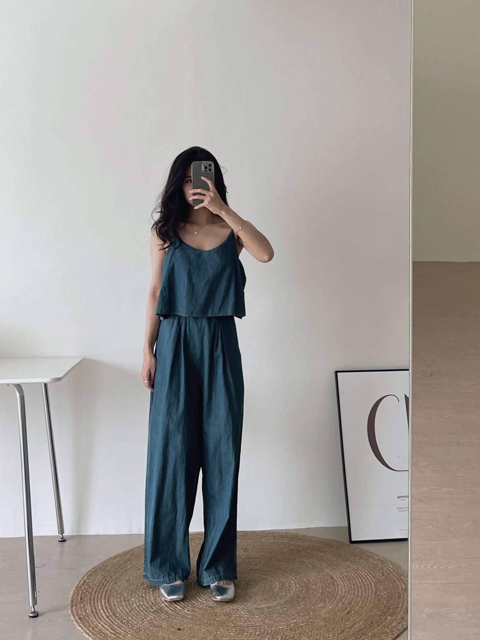 Arena Soft Denim Jumpsuit / 天丝软牛仔连体裤