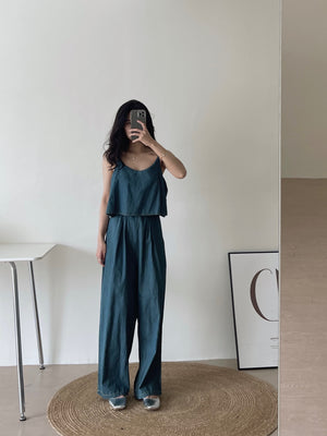 Arena Soft Denim Jumpsuit / 天丝软牛仔连体裤