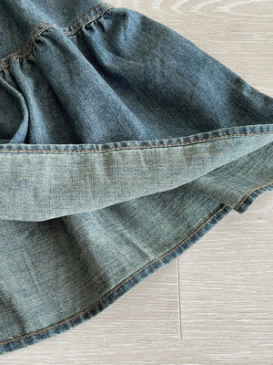 Denim Cute Top / 港风牛仔吊带衣