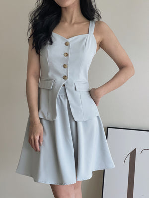 Isabelle Button Up Set / 知性优雅排扣套装