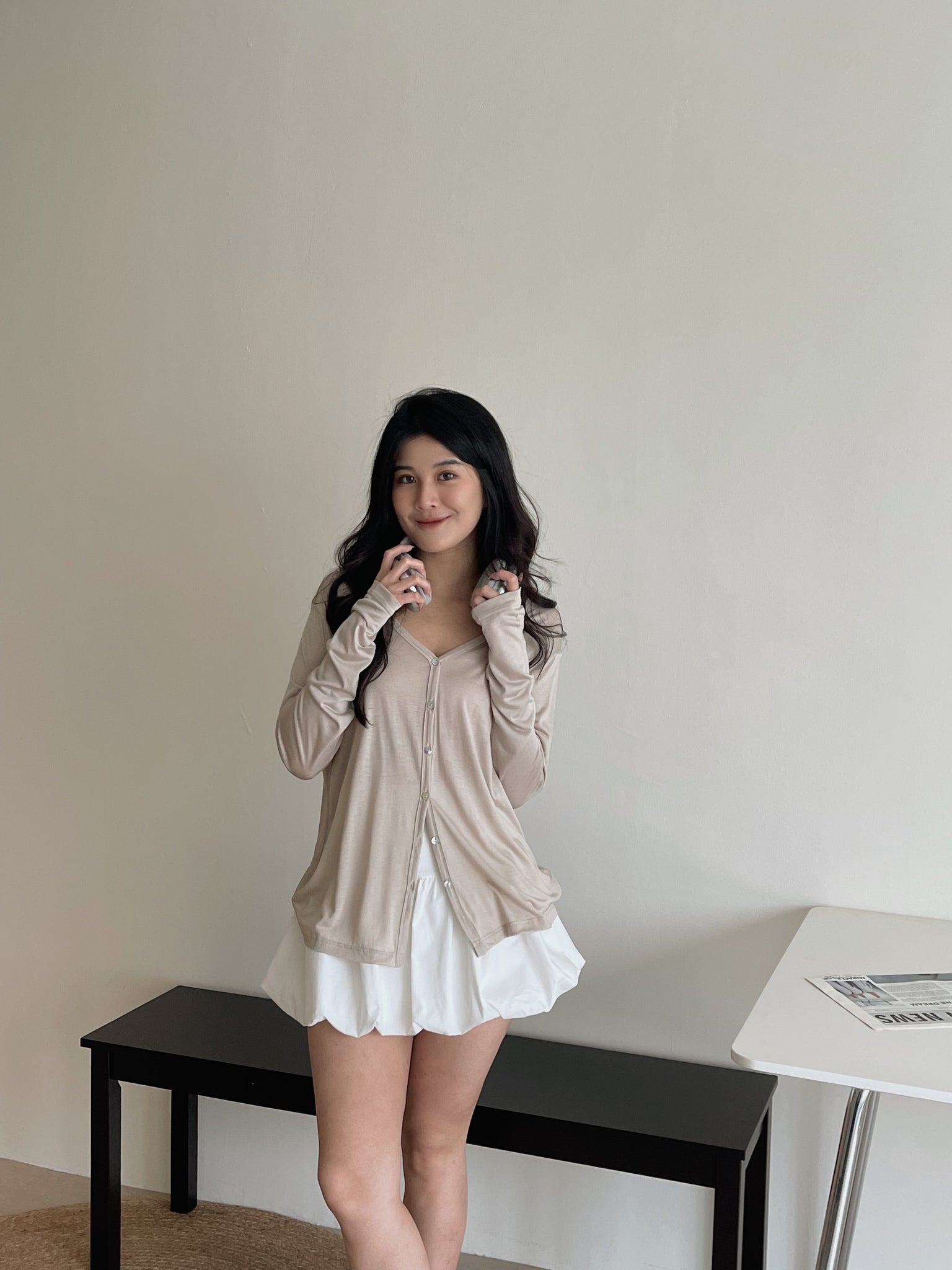 Lyocell Soft Cardigan / 巨柔软冰凉轻薄开衫