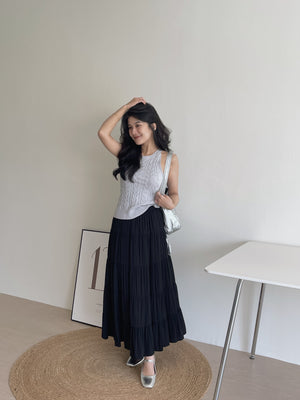 Chiffon Layered Midi Skirt / 温柔雪纺半身裙