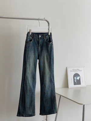 Fit Stretch Bootcut Jeans / 弹力微喇叭牛仔裤