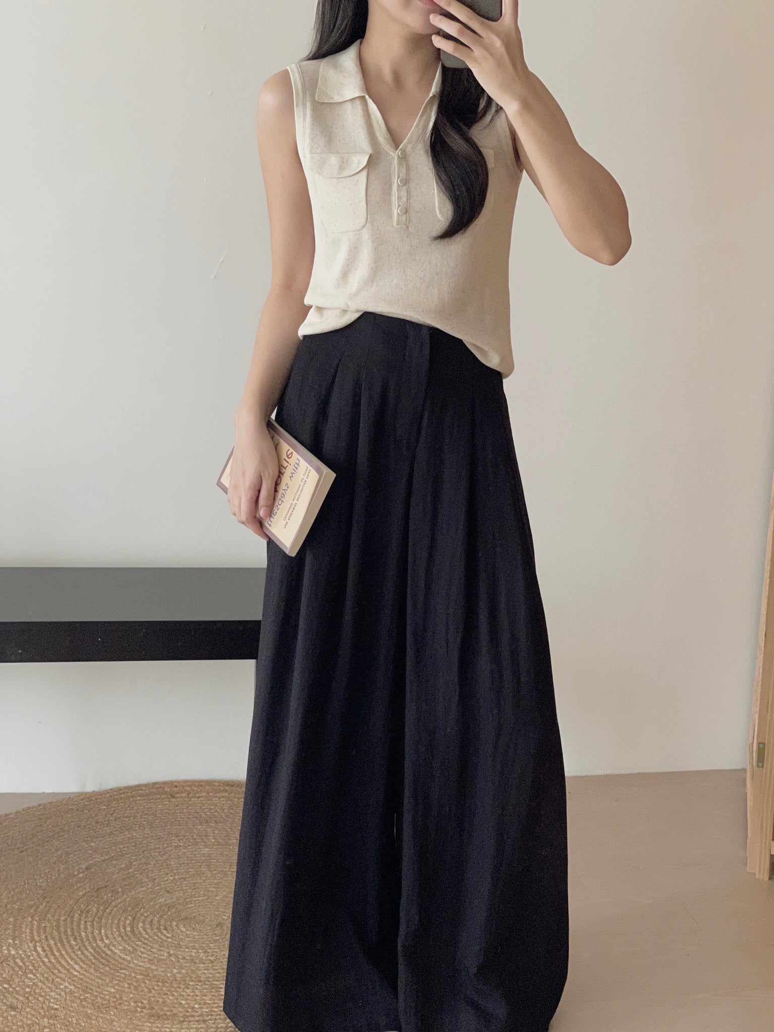 Linen Casual Maxi Pants / 高个子拖地棉麻休闲裤