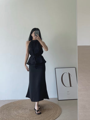 Anastasia Satin Set / 名媛贵族气质缎面套装