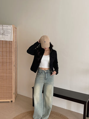 Suede Fitted Jacket / 秋天麂皮绒修身显瘦外套