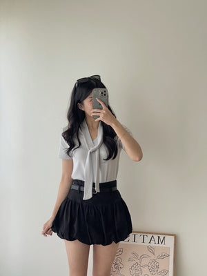 Mochi Tie Tee / 糯叽叽领带针织