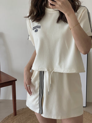 Sporty Skort Set / 盐系运动风裤裙套装