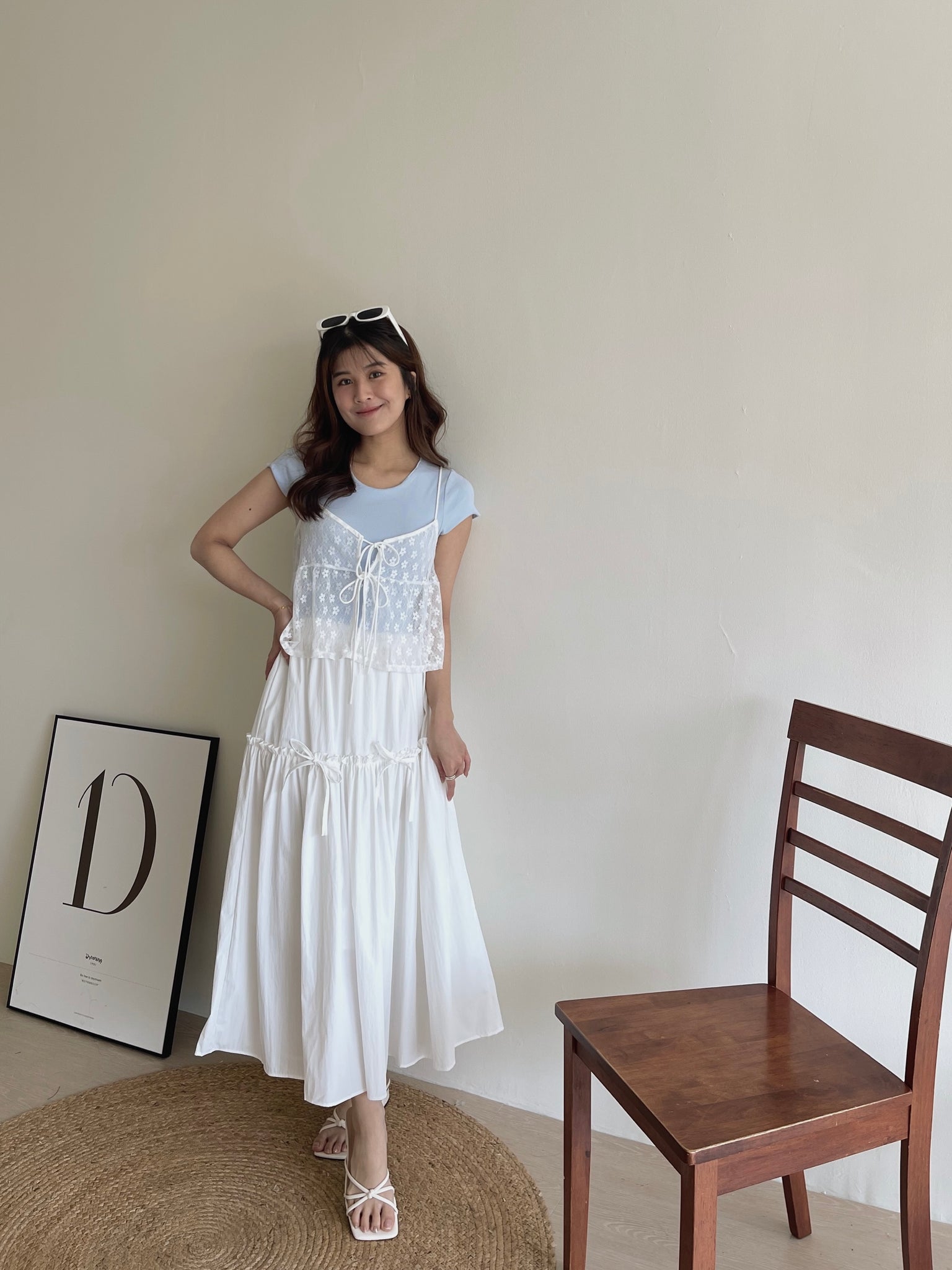 Anne Two Pieces Top  / 甜美叠穿两件套