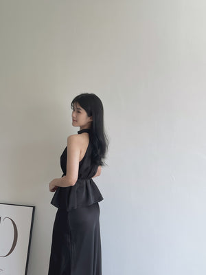 Anastasia Satin Set / 名媛贵族气质缎面套装