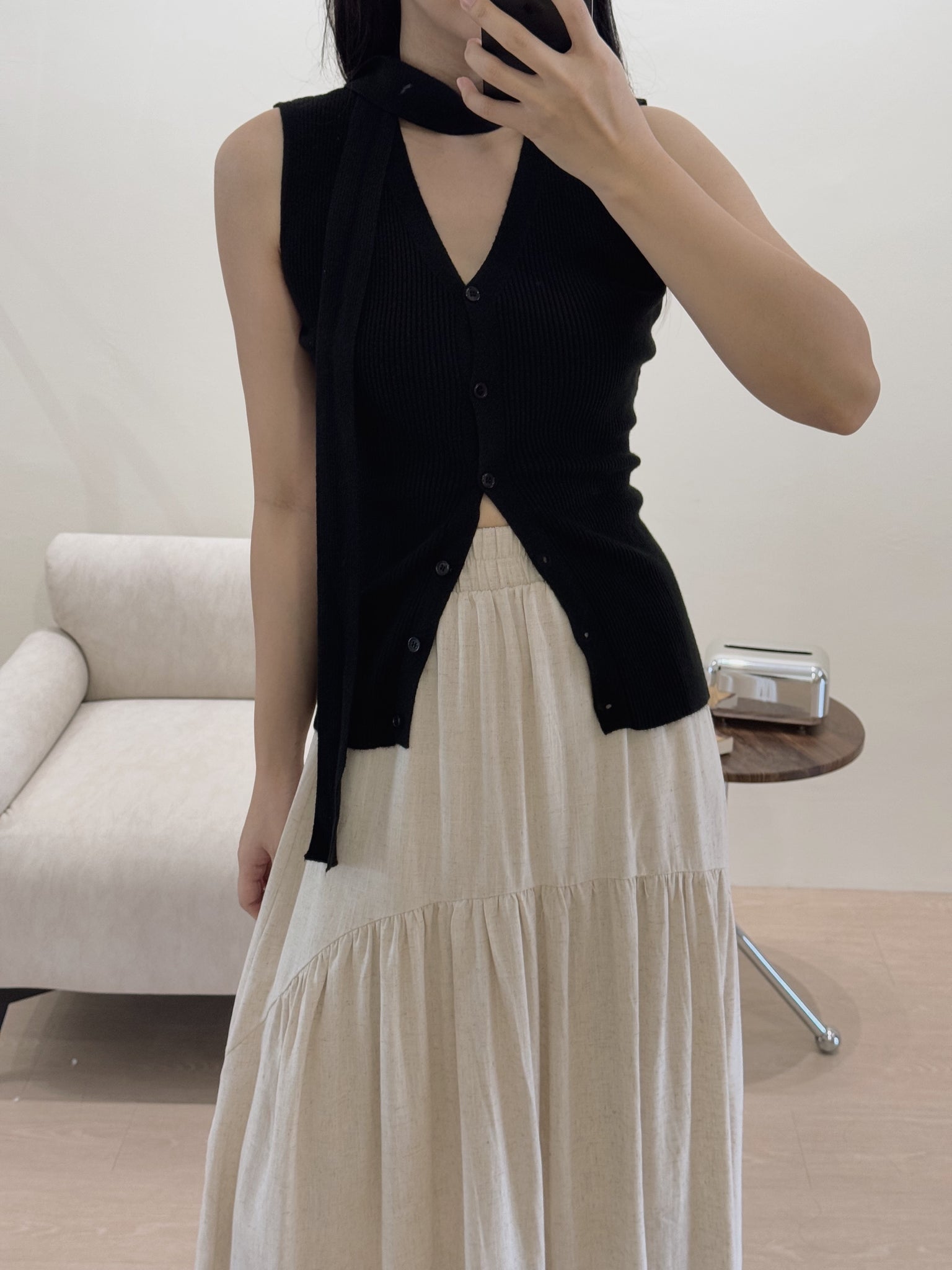Knitted Slim Top