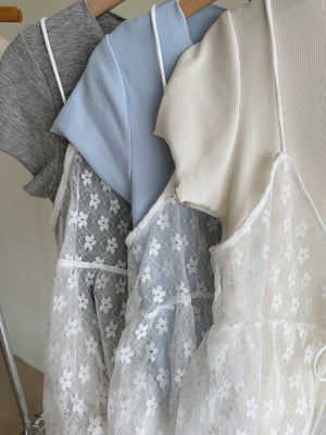 Anne Two Pieces Top  / 甜美叠穿两件套