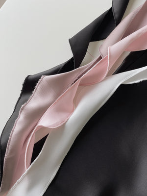 Ruffles Long Strap Top / 荷叶长肩带缎面上衣