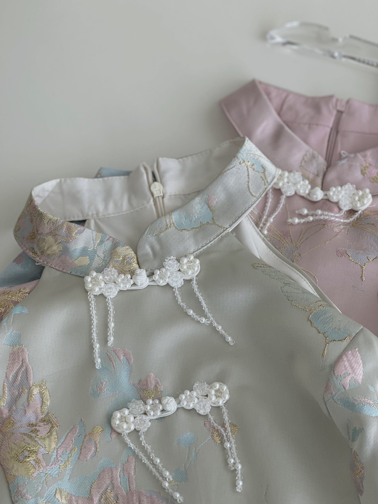 Petal Silhouette Charm Jumpsuit Dress / 【花影娇姿】挂脖花苞连体裙