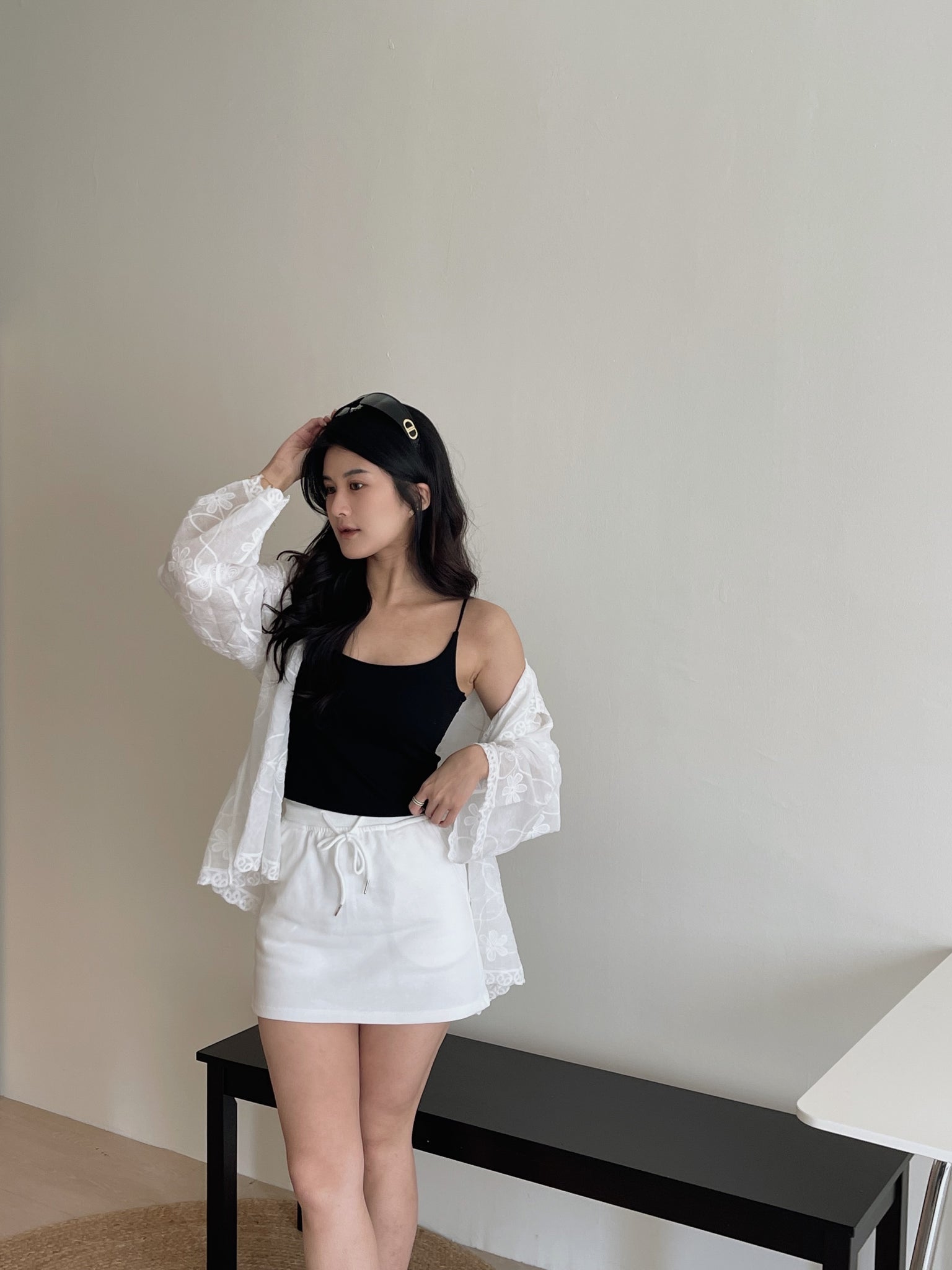 Cotton Padded Singlet / 棉质胸垫吊带内搭