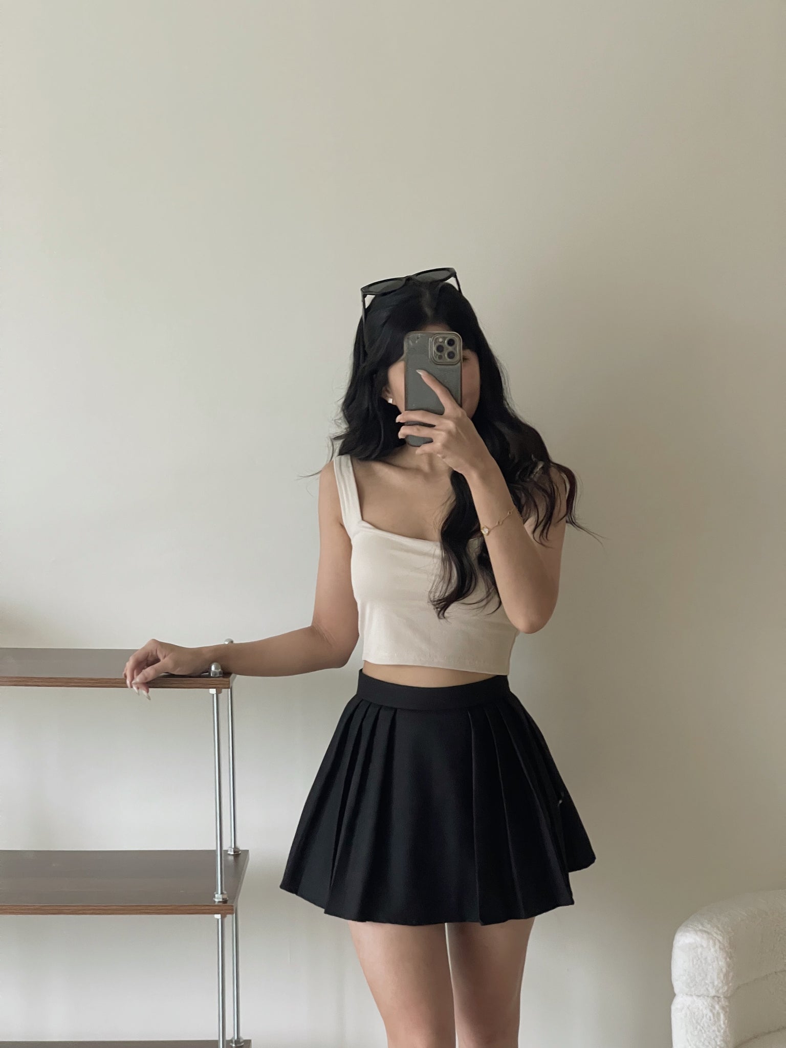 Ellie Sculpted Skirt / 立体蓬蓬打褶短裙