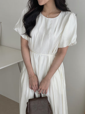 Anais Puff Sleeves Dress / 韩风泡泡袖连身裙