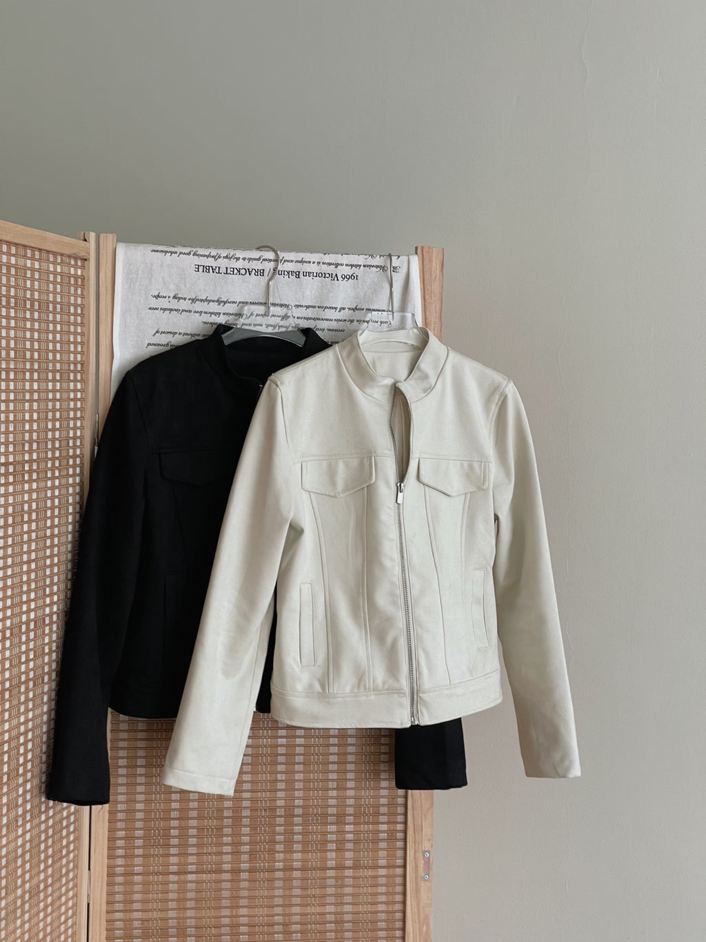Suede Fitted Jacket / 秋天麂皮绒修身显瘦外套