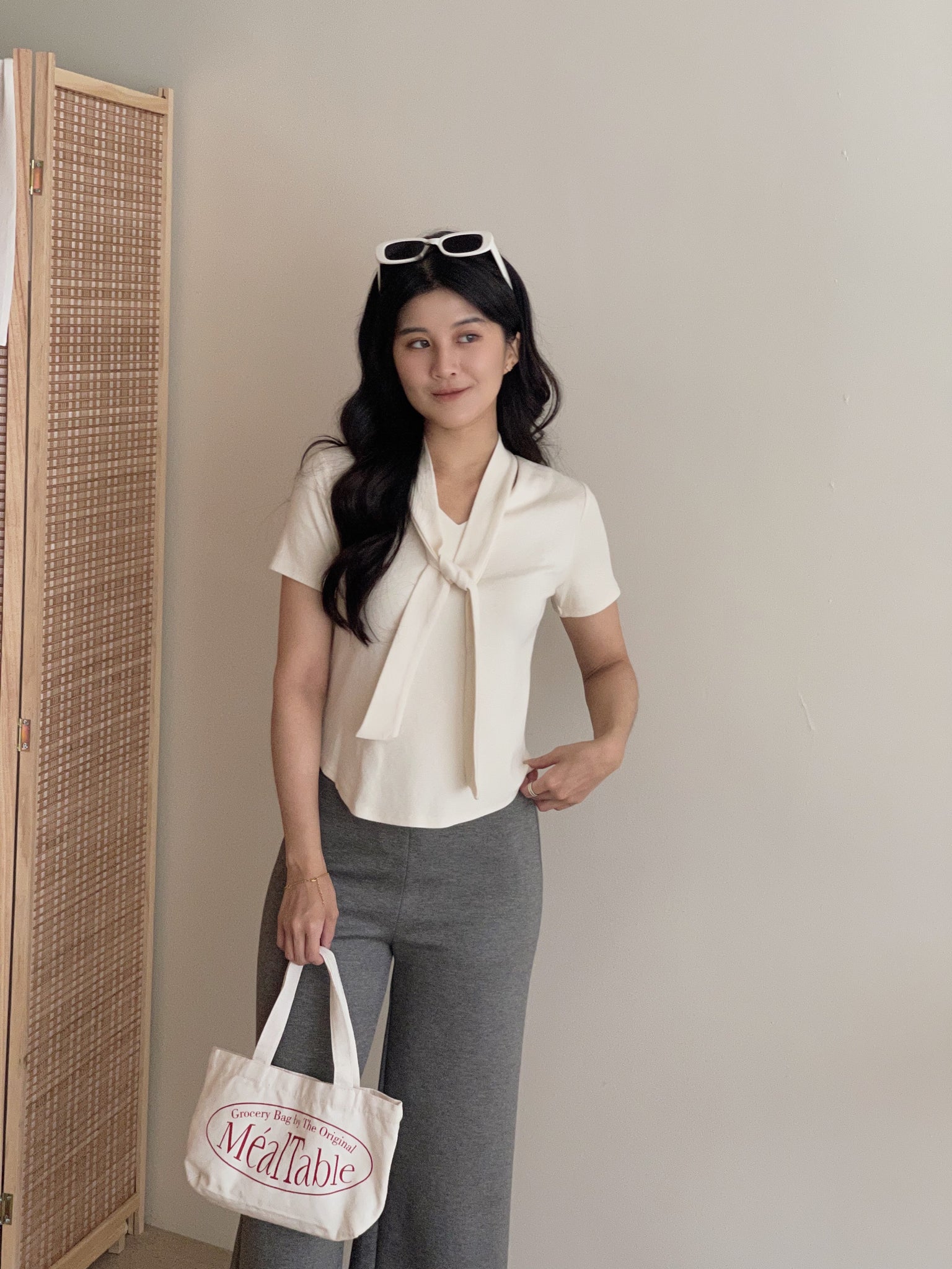 Mochi Tie Tee / 糯叽叽领带针织