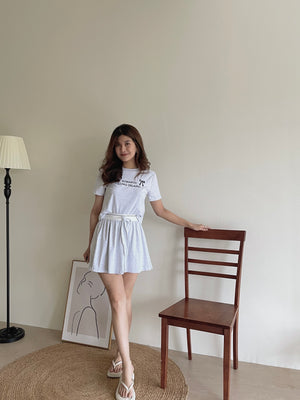 Graphic Printed Girl Sets / 蝴蝶结少女风套装