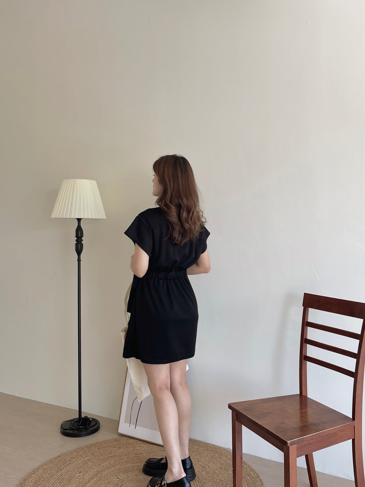 Cheers Tie Up Dress / 立体字母连身裙