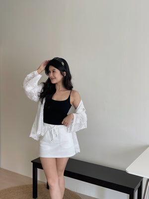 Sports Mini Skirt / 运动风防走光短裙