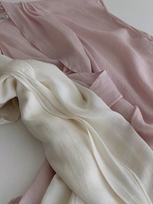 Chiffon Draped Neckline Blouse / 气质雪纺荡领小衫