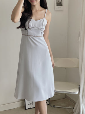 Elliana Midi Dress / 气质镂空吊带裙