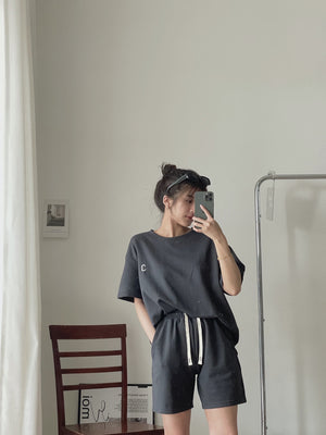 Morandi Casual Set / 莫兰蒂小刺绣休闲套装