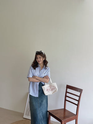 Elea Short Sleeve Shirt / 韩系小众短袖衬衫