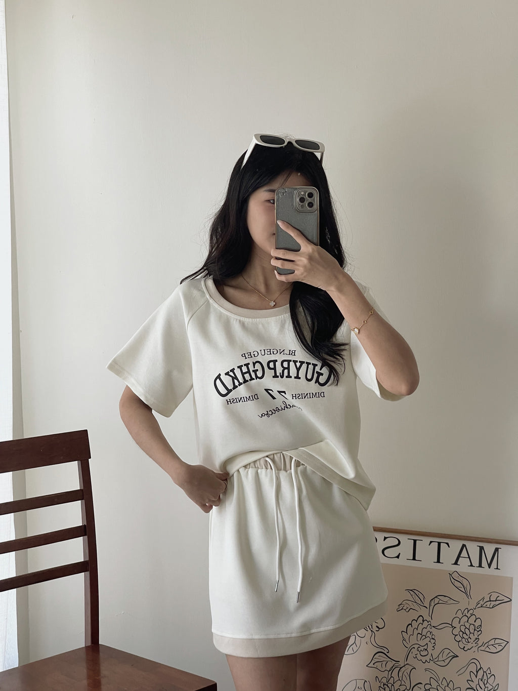 Letters Print Soft Cotton Set / 超级舒服字母休闲套装