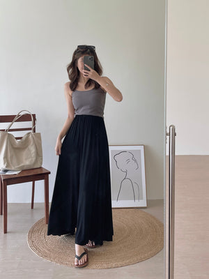 Wide Flare Maxi Skirt / 莫代尔大裙摆裙