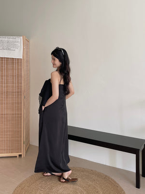 Lumiere Sash Tie Dress / 飘带高级感气质连身裙