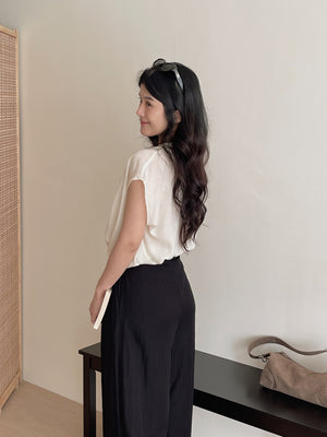 High Rise Relaxed Pants / 松弛感高腰小个子阔腿拖地裤