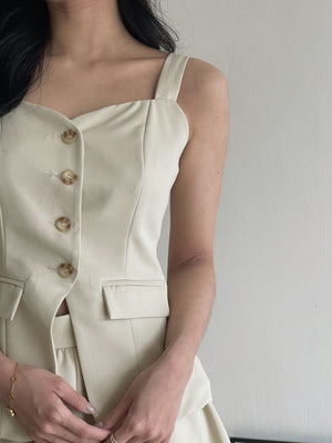 Isabelle Button Up Set / 知性优雅排扣套装