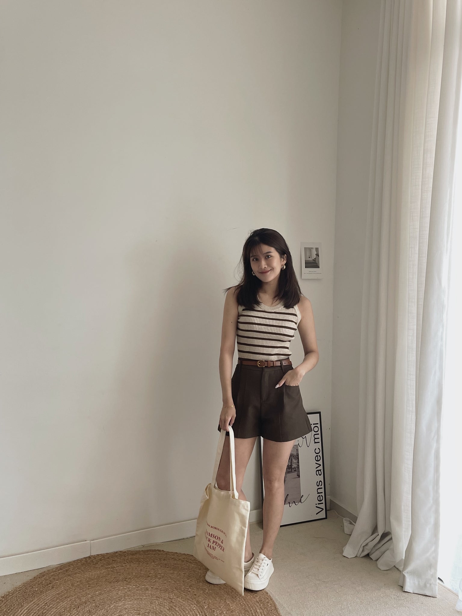A-line Suit Pants / 阔腿西装短裤