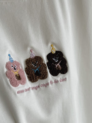 Three Little Bear Tee / 三只小熊圆领Tee