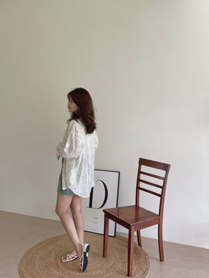 Tie Dye Thin Shirt / 薄款晕染防晒衬衫