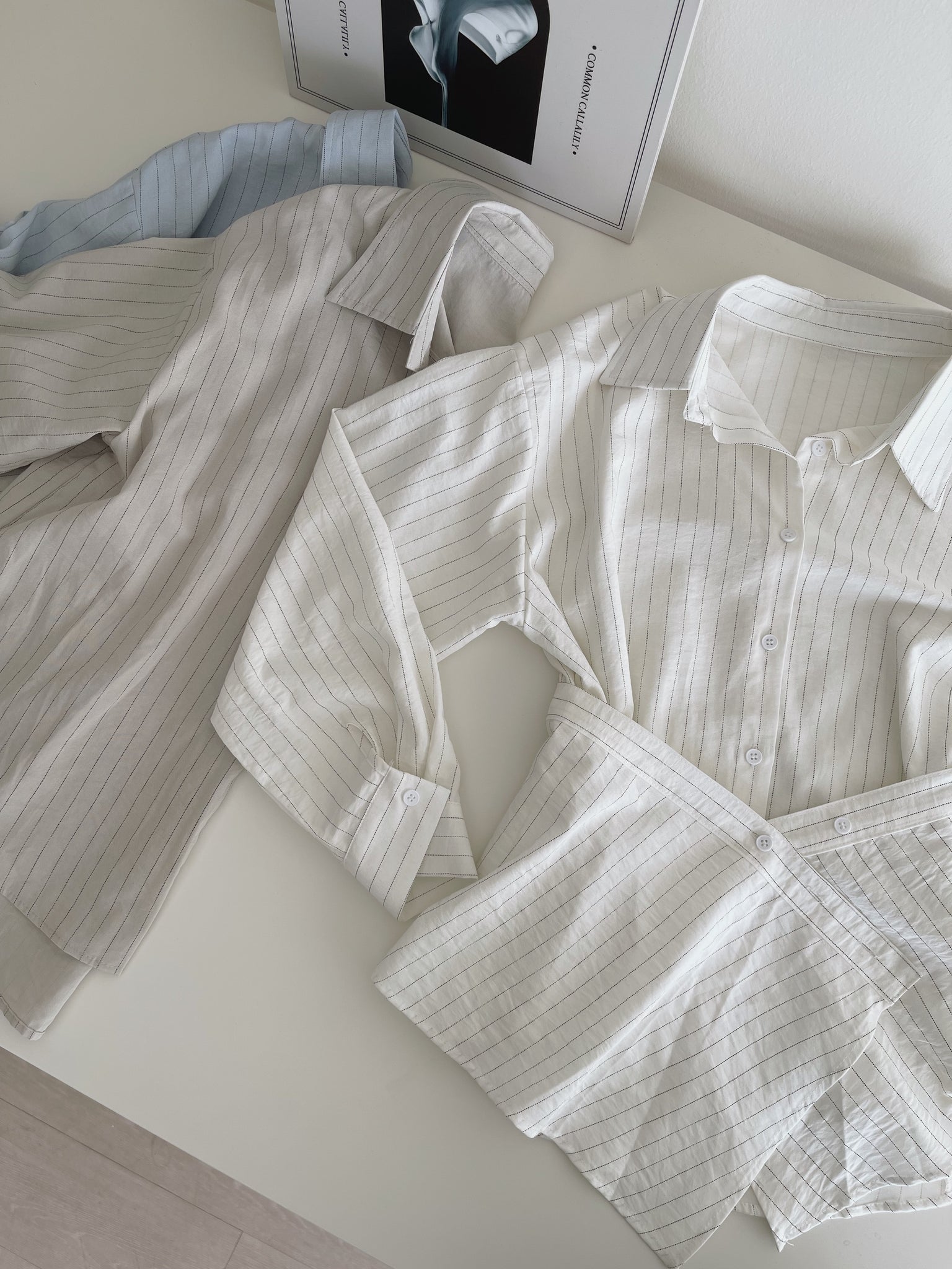Pattern Striped Shirt / 设计感不规则条纹衬衫