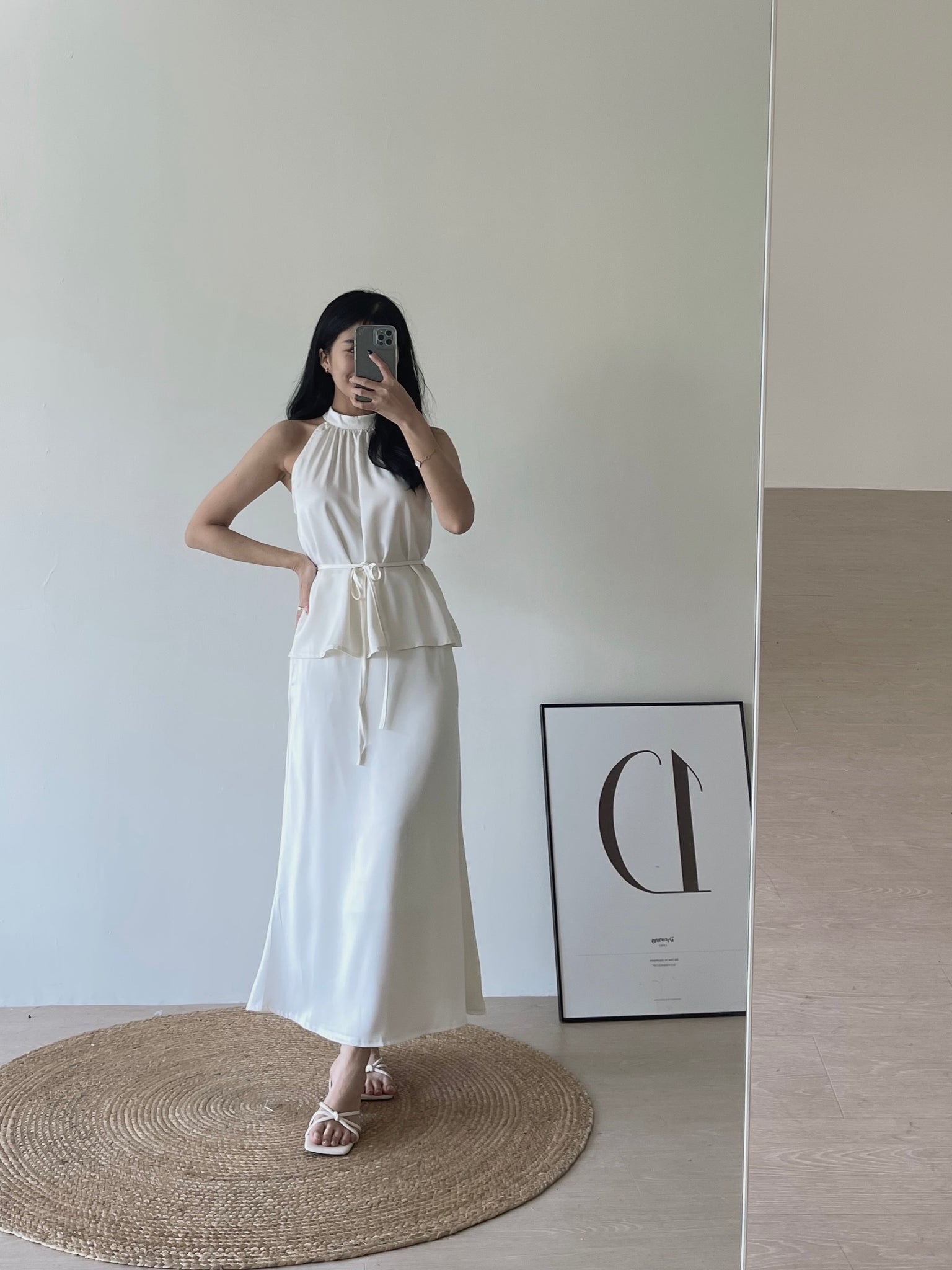 Anastasia Satin Set / 名媛贵族气质缎面套装