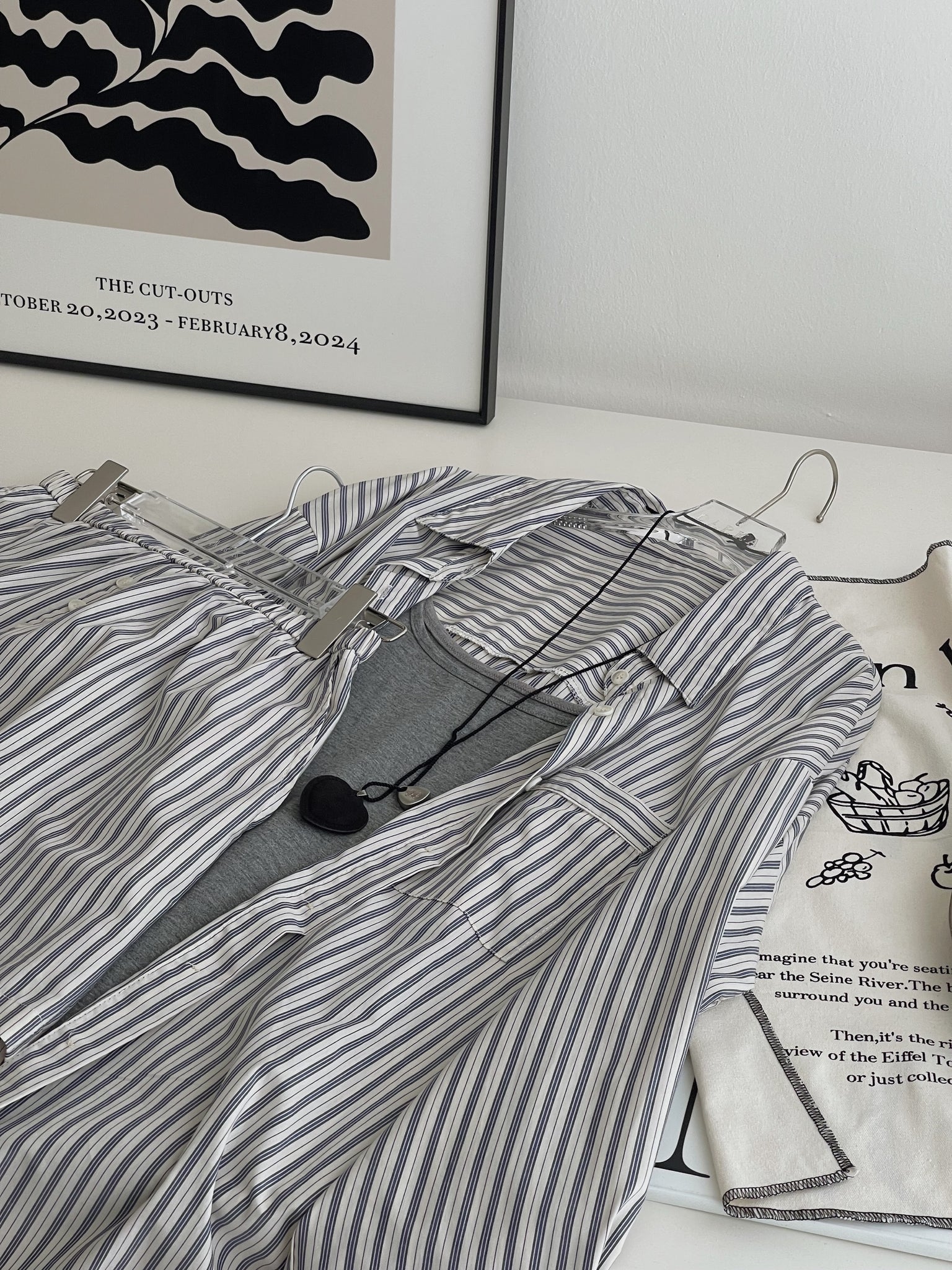 Striped Effortless 3pcs Set / 条纹慵懒风三件套