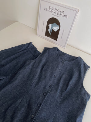 Marceline Denim Set / 老钱风宽松牛仔套装